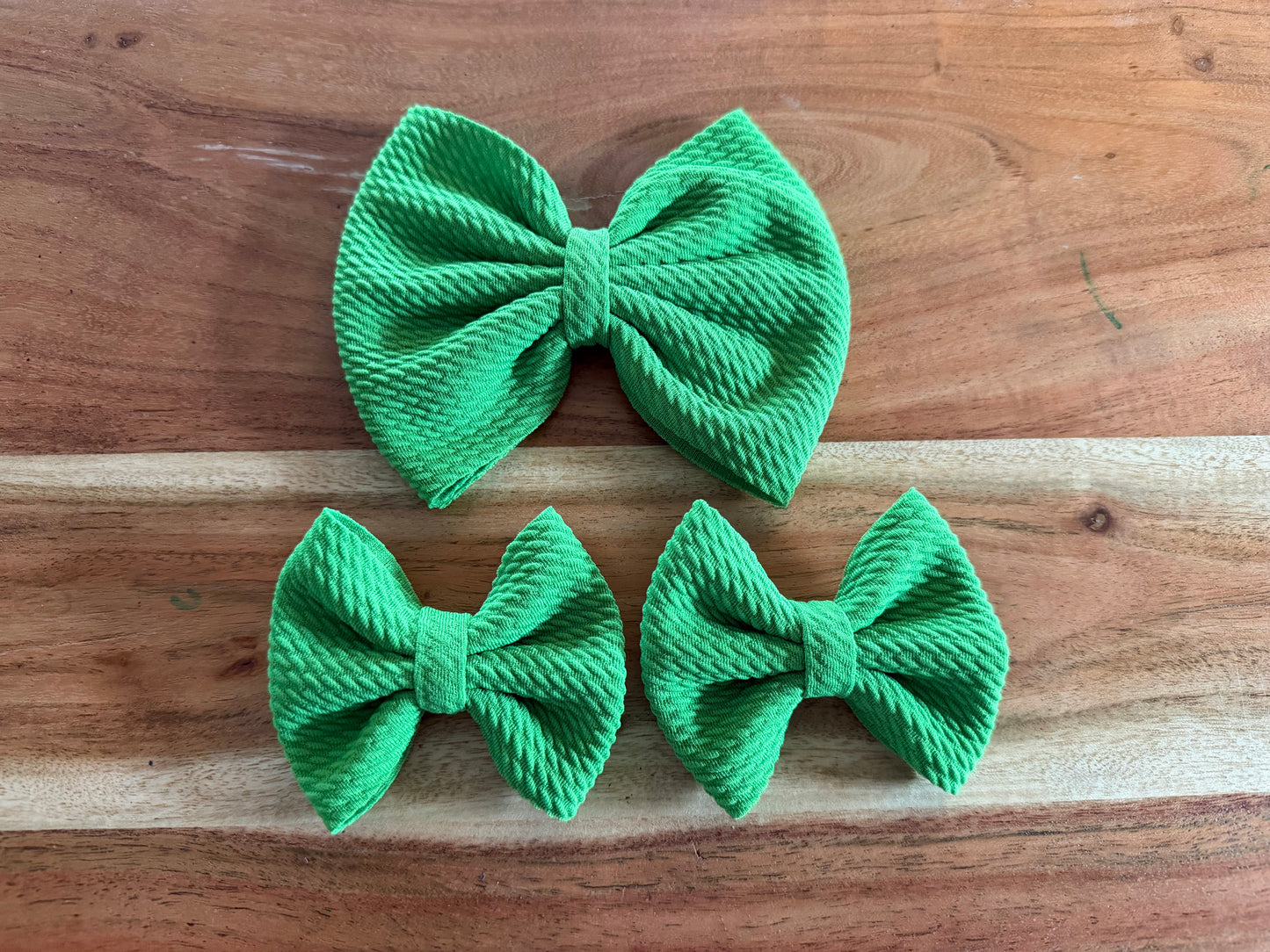 Bright green headwrap