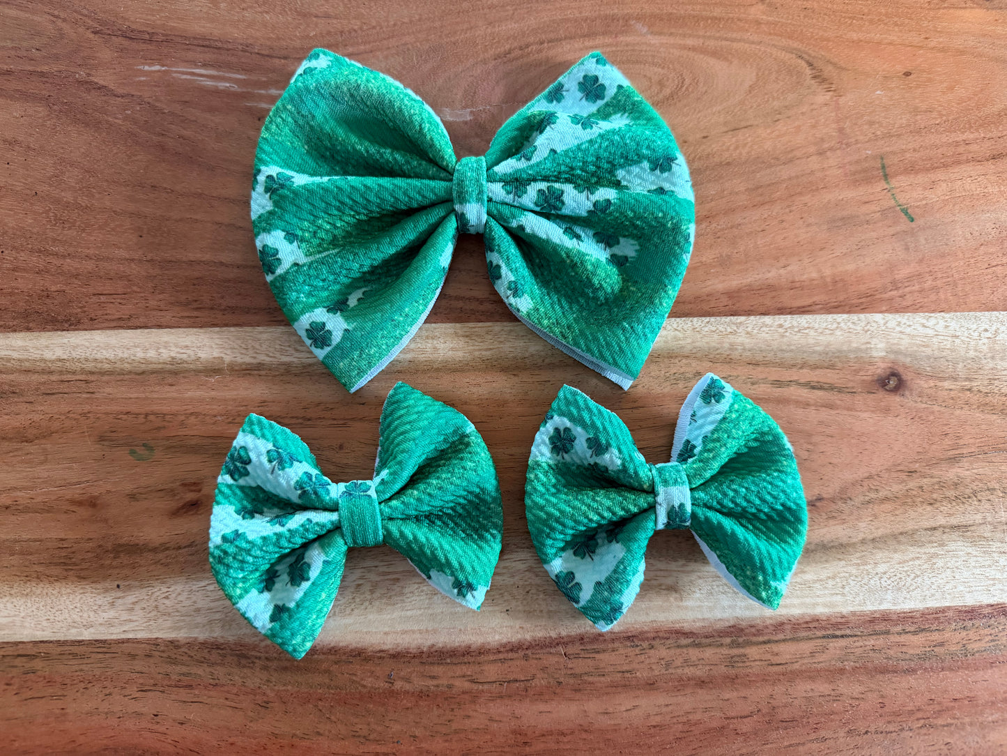 Shamrock brushstrokes headwrap