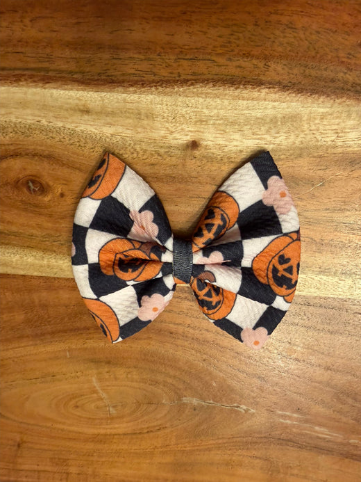 Checkered pumpkins
