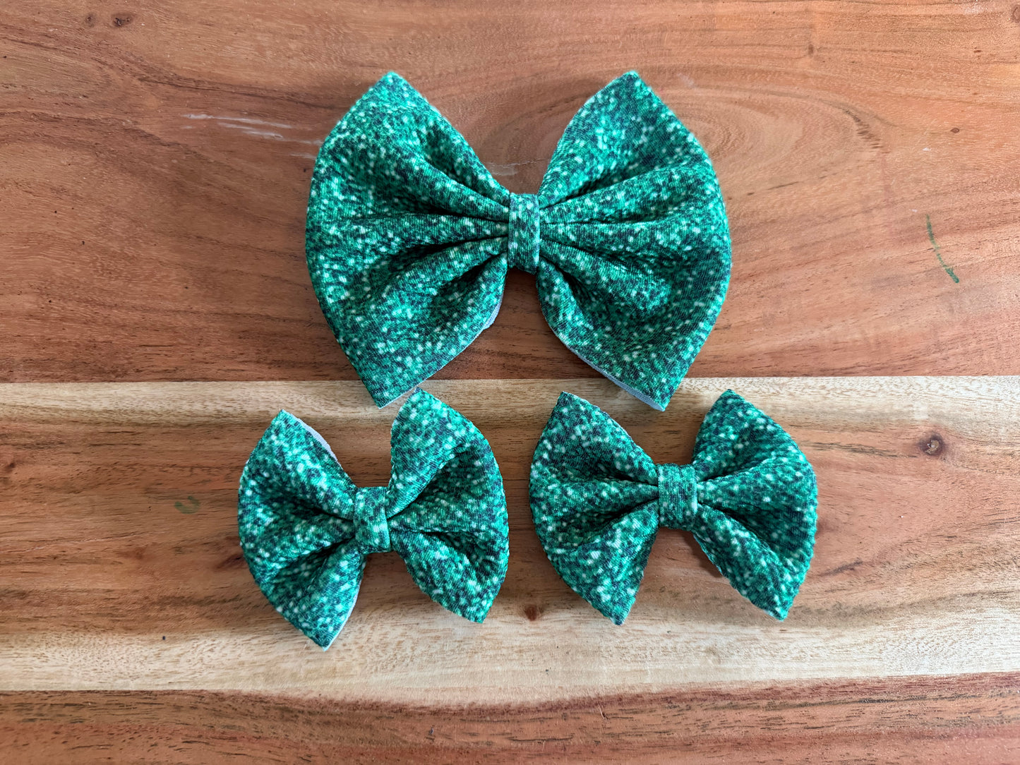 Green glitter headwrap