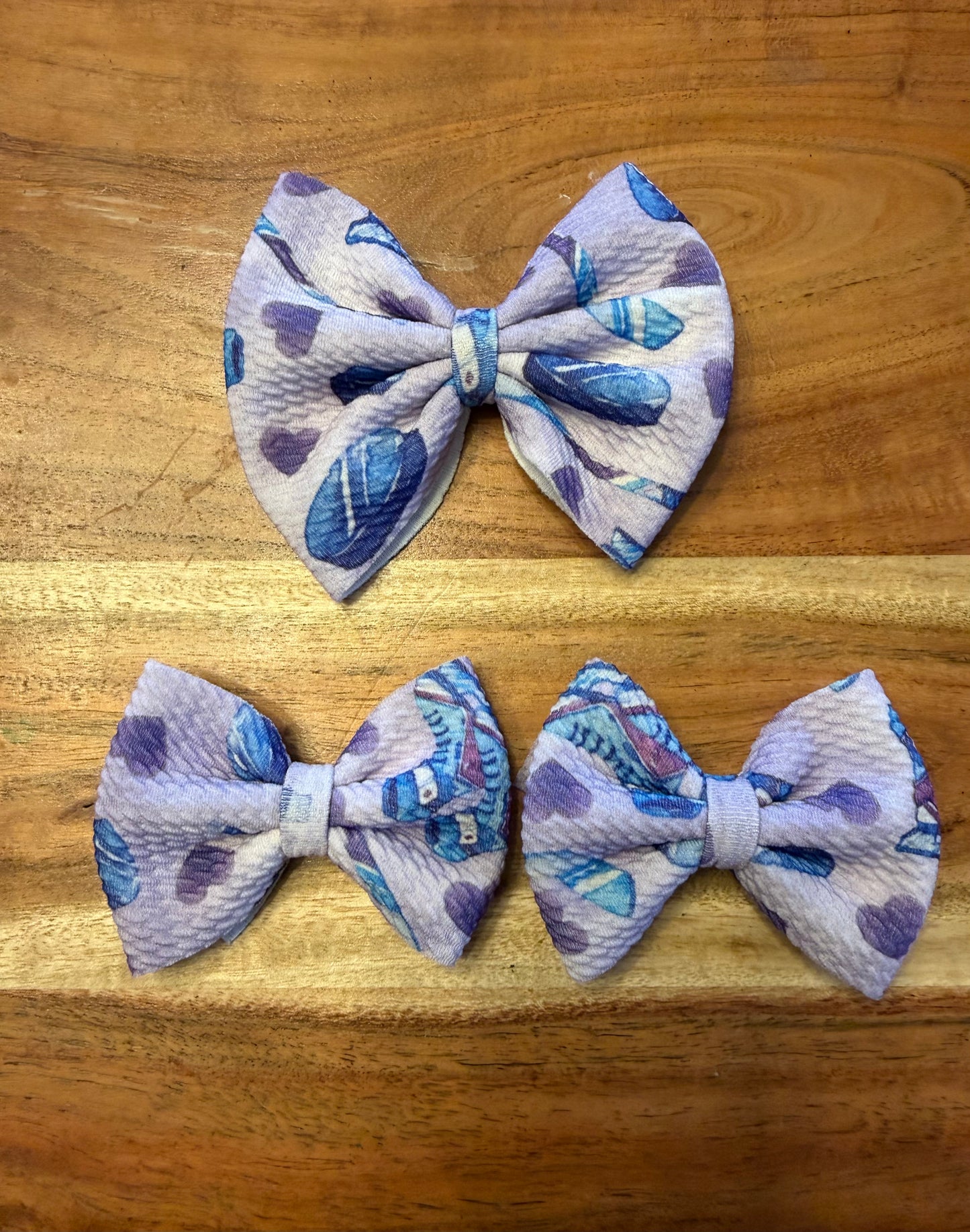 Purple and blue hockey