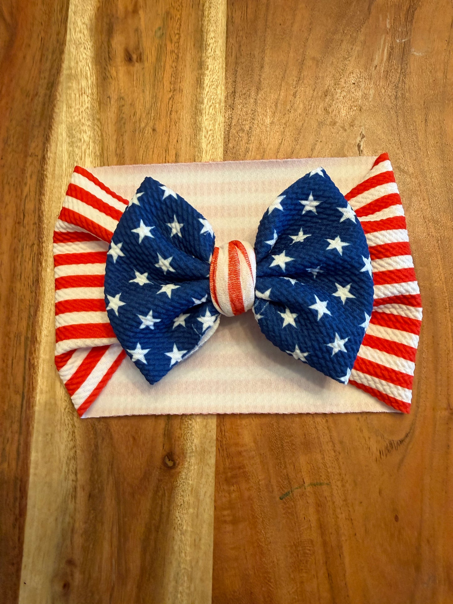 Stars and stripes headwrap