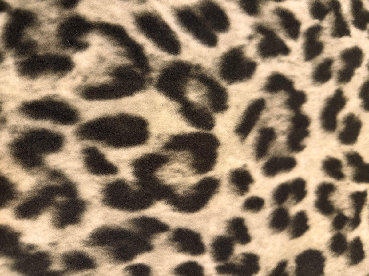 Leopard print car seat poncho