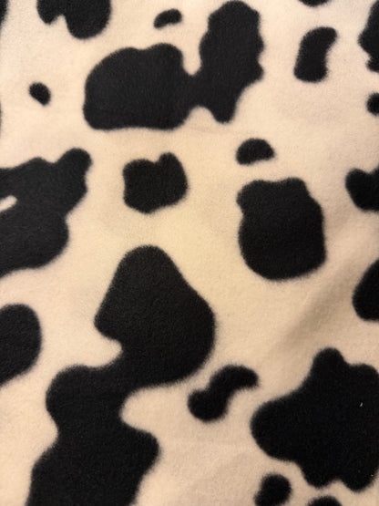 Cow print car seat poncho