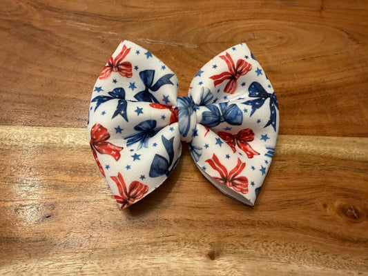 Red white and bows