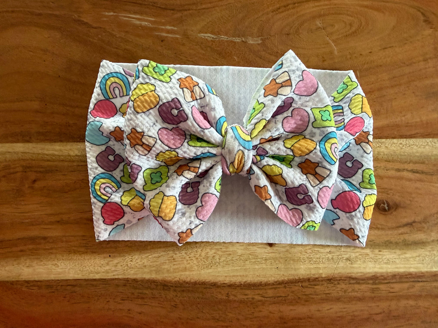 Marshmallow cereal headwrap