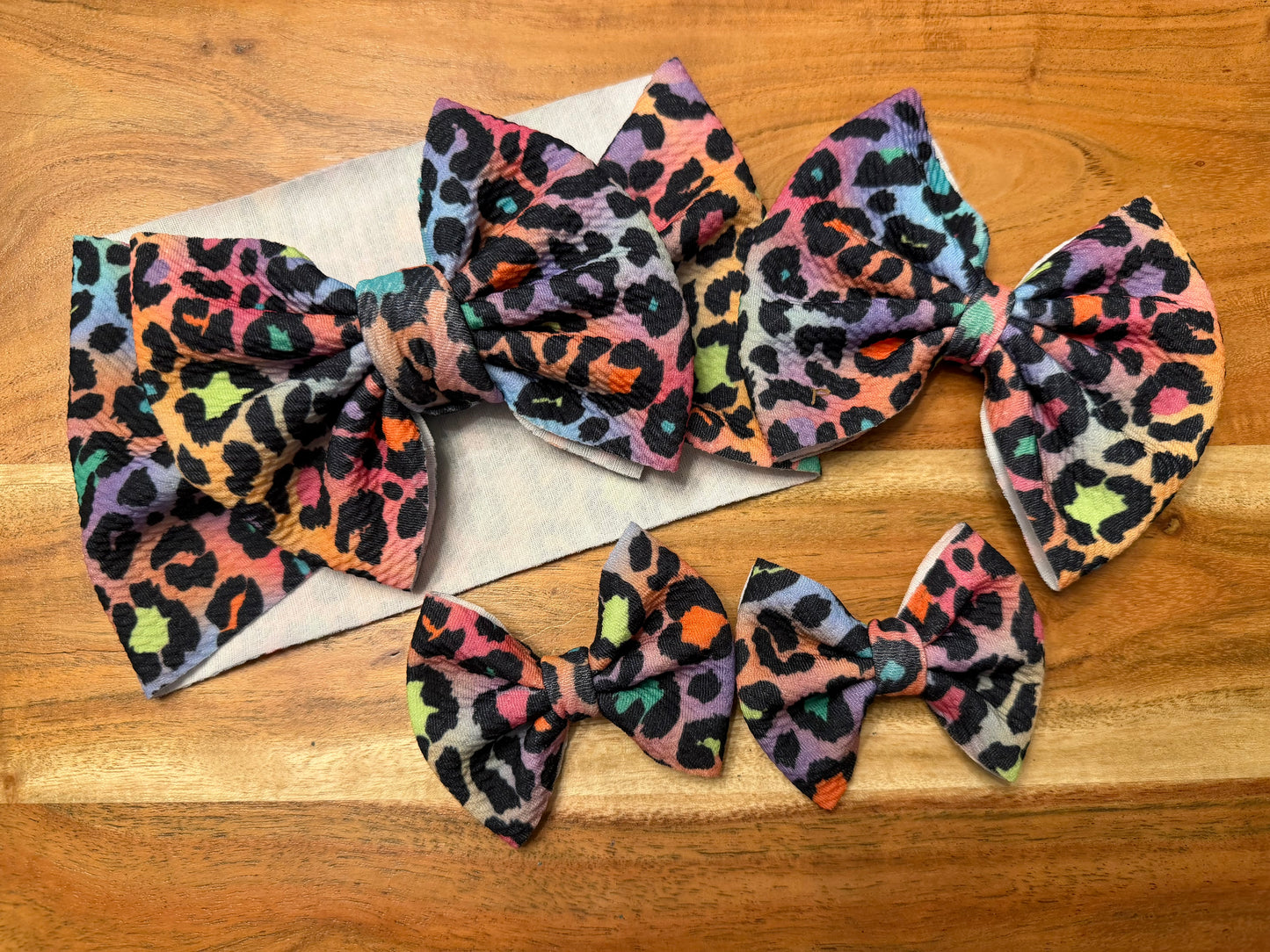 Multicolor leopard headwrap