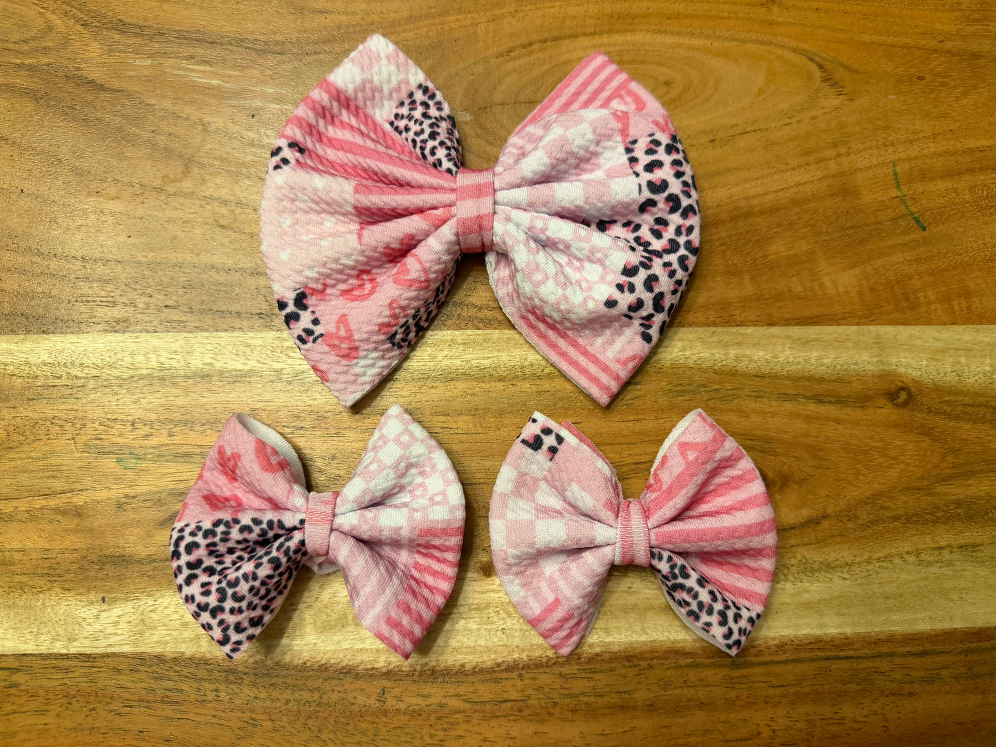 Pink heart patchwork