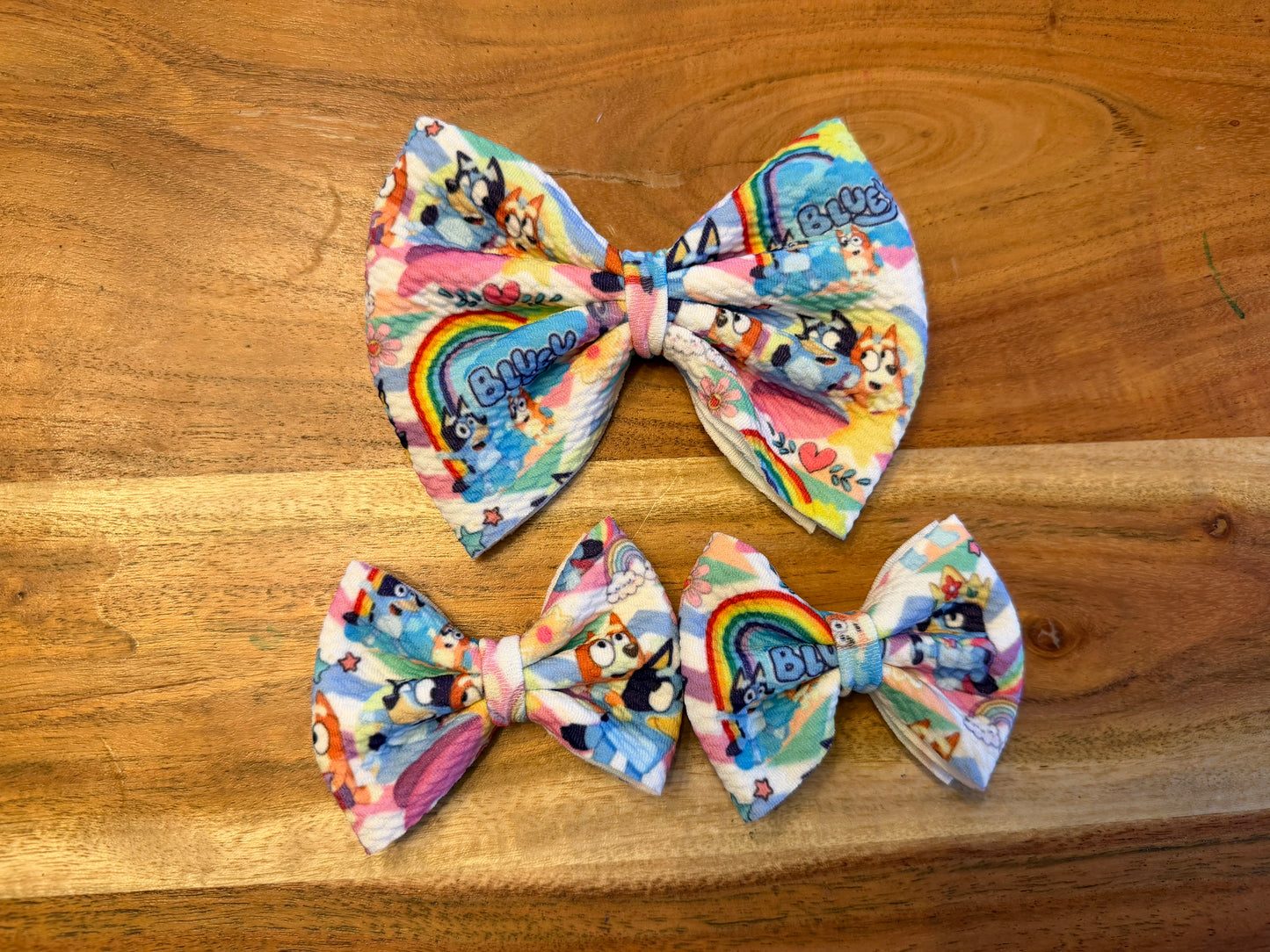 Rainbow Blue Dog